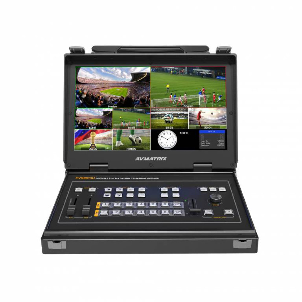 AVMATRIX PVS0613U PORTABLE 6CH STREAMING SWITCHER