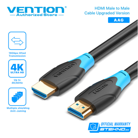 VENTION [AACBN 15M] KABEL HDMI 3D V2.0 4K UHD HIGH SPEED QUALITY - AAG