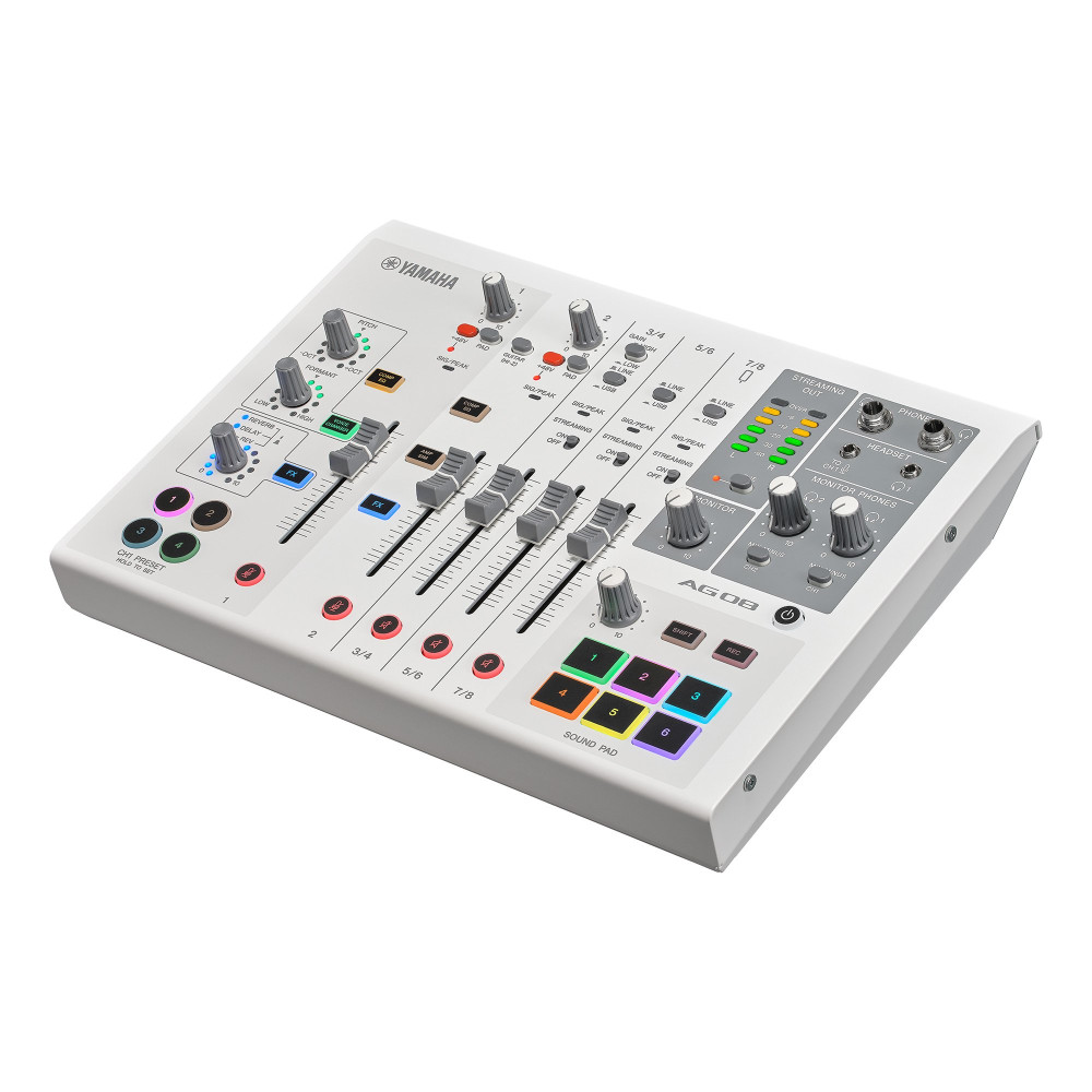 YAMAHA AG08 MIXER LIVE STREAMING