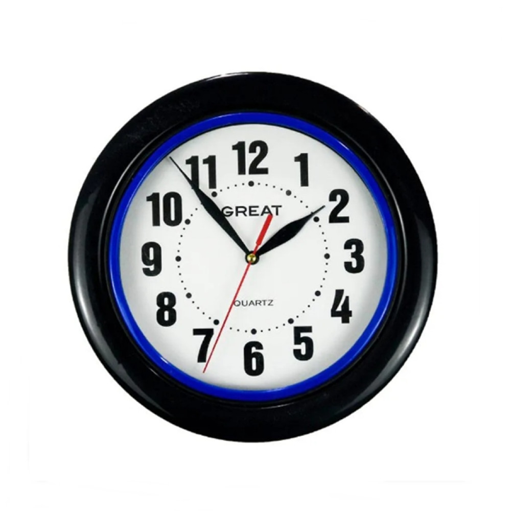 GREAT Jam Dinding 888 Quartz Diameter 26 cm